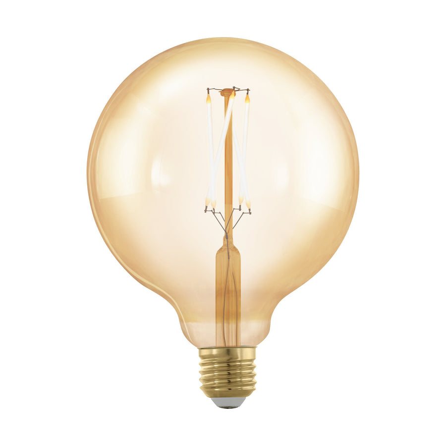 4.5W E27 LED G125 globe amber GLOBES