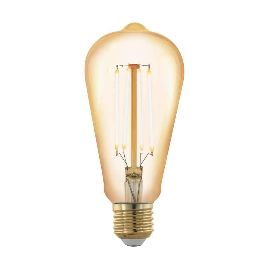 4.5W E27 LED ST64 globe amber GLOBES