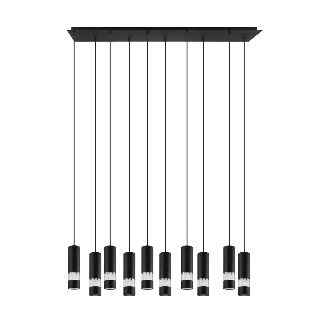 BERNABETA 10 lights Bar Pendant Black Pendant