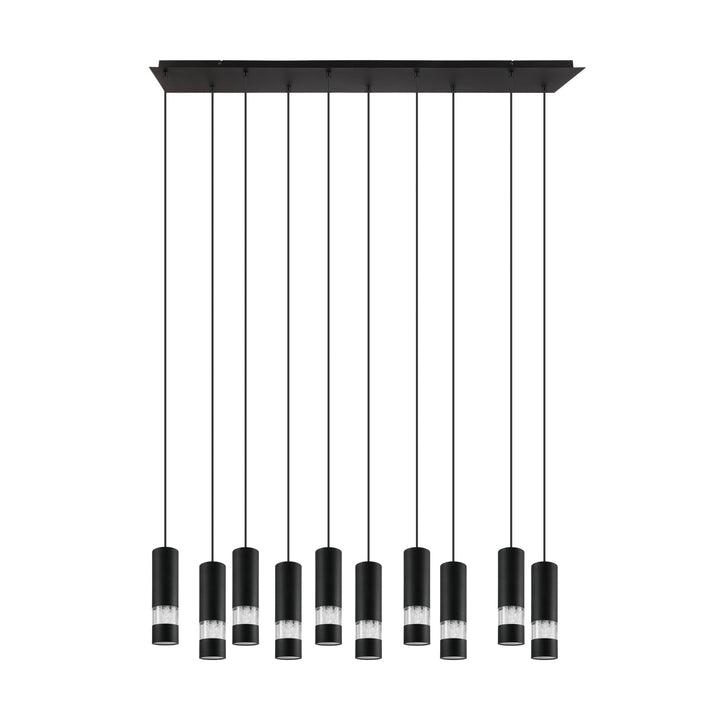 BERNABETA 10 lights Bar Pendant Black Pendant