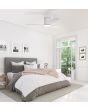 EGLO ILUKA 52 DC hugger ceiling fan with LED light MATTE WHITE Celling Fan