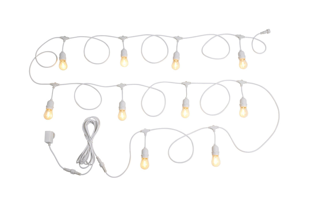 FESTOON 10 light LED kit white & warm white Hanging Festoon