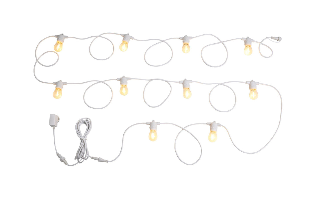 FESTOON 10 light LED kit white & warm white Fixed Festoon
