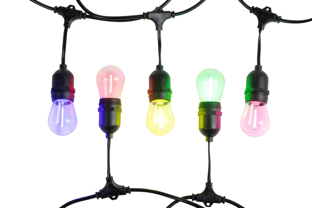 FESTOON 10 light LED kit multi colour-Hanging Festoon