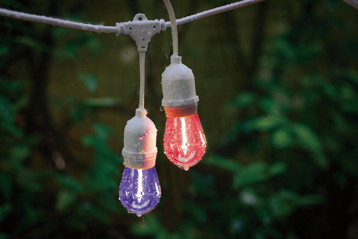 FESTOON 10 light LED kit multi colour-Hanging Festoon