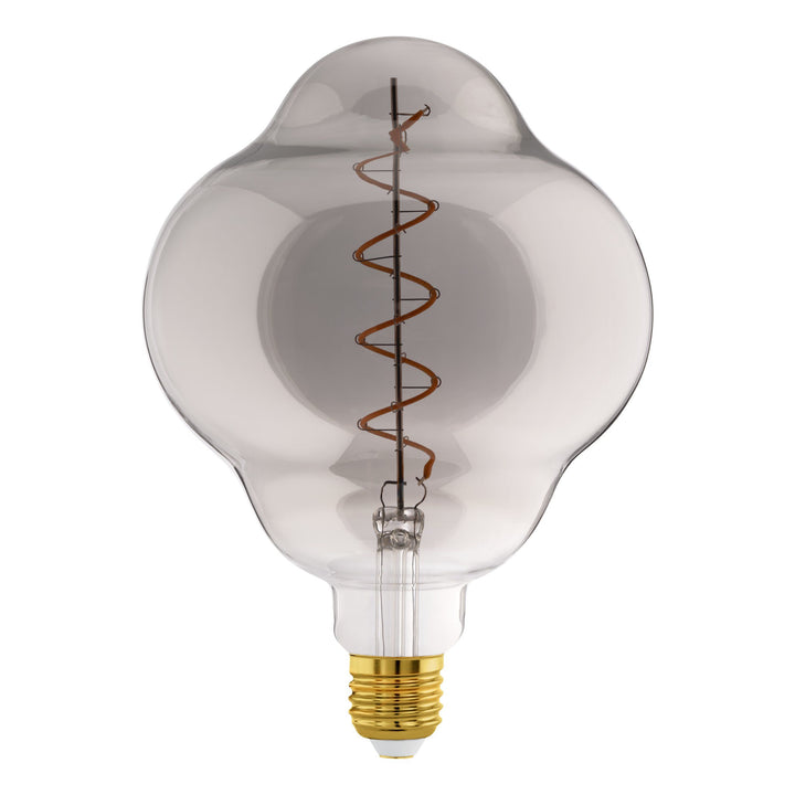 4W E27 LED CL150 globe amber/black vapourised small Black Vapourised GLOBES