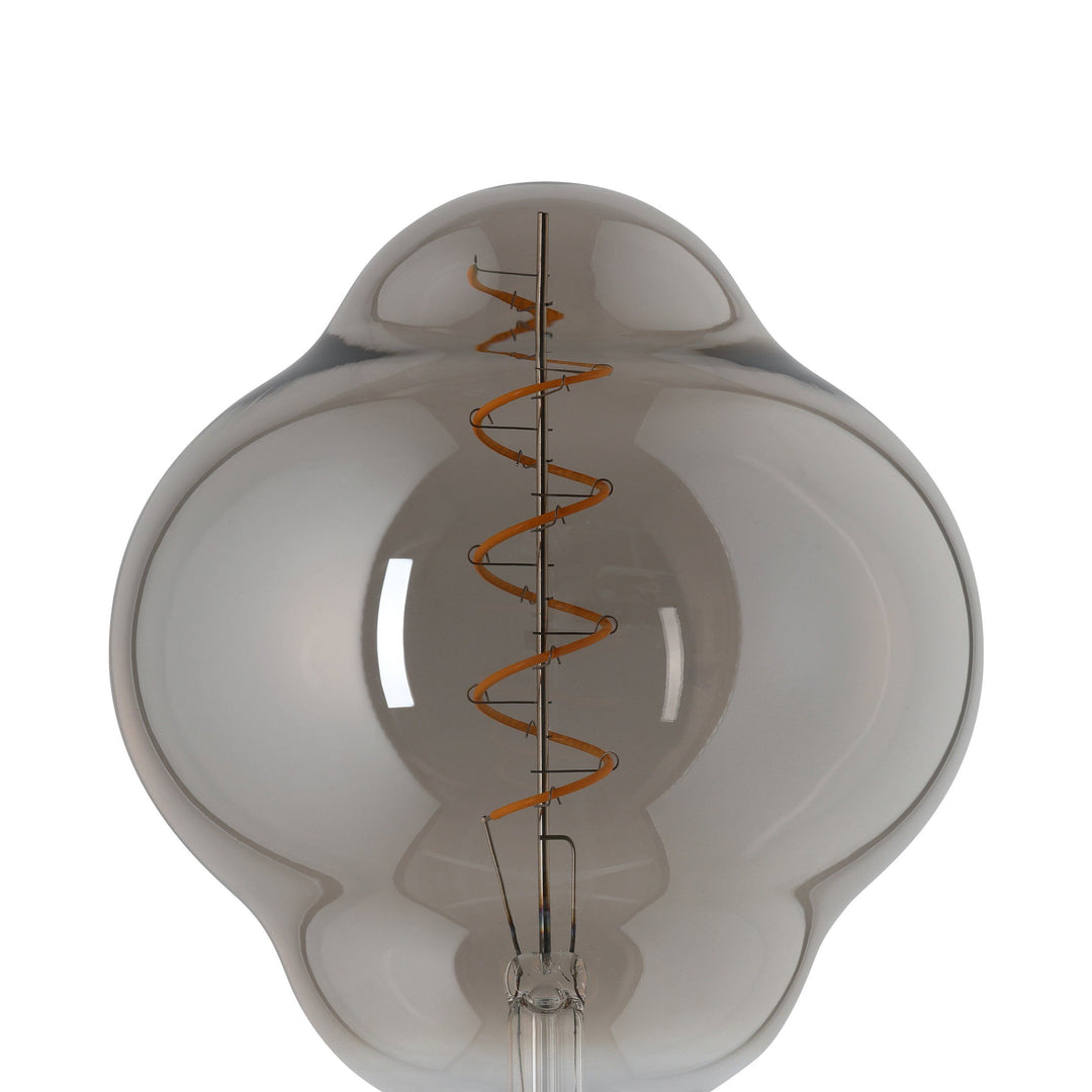 4W E27 LED CL150 globe amber/black vapourised small GLOBES