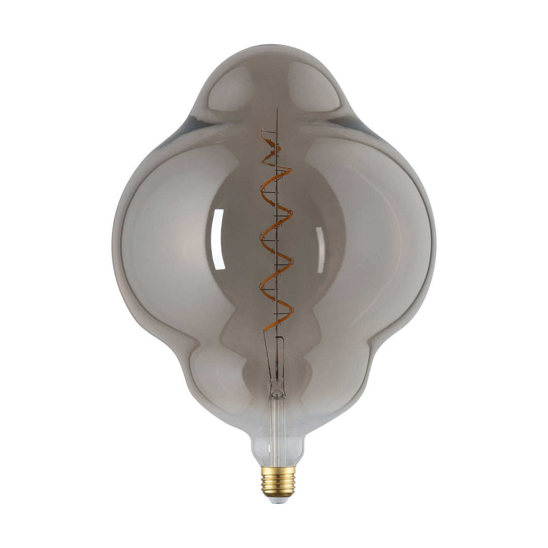 4W E27 LED CL200 globe amber/Black Vapourised Large Black Vapourised GLOBES