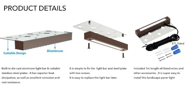 5CCT Step/Ledge Light PHL8807 Brick light