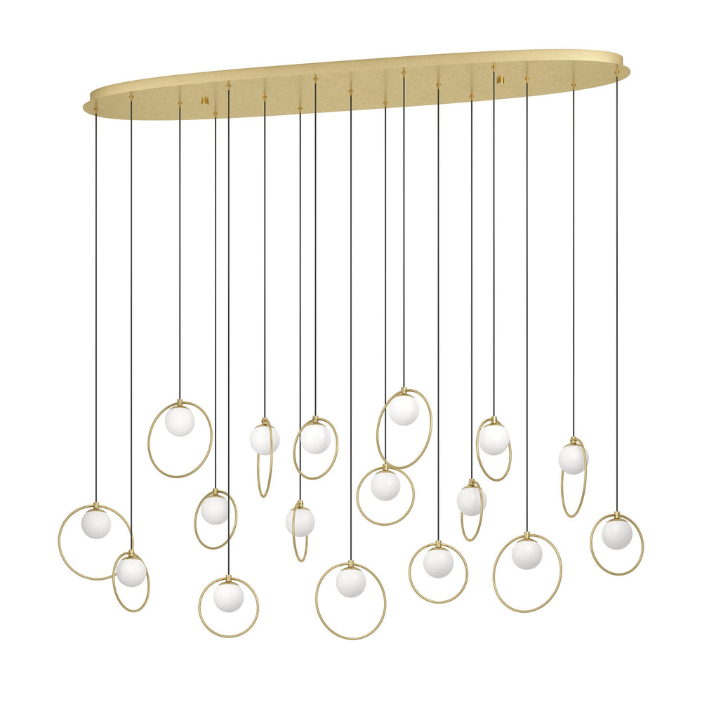 PORTOCOLOM 17 lights Oblong pendant light Pendant