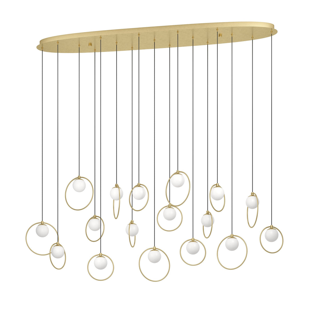PORTOCOLOM 17 lights Oblong pendant light Pendant
