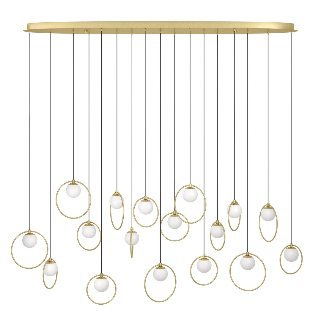 PORTOCOLOM 17 lights Oblong pendant light Pendant