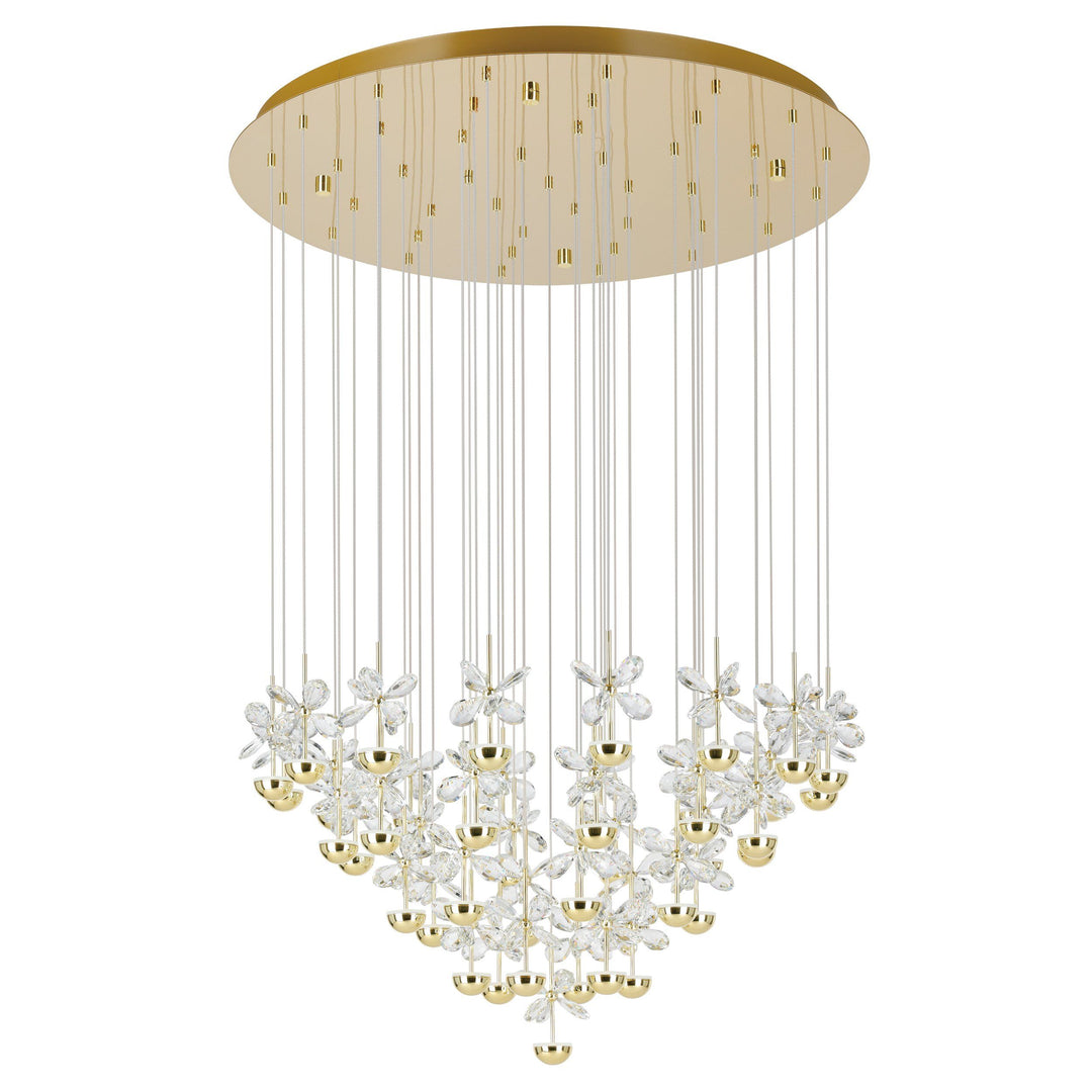PIANOPOLI 3 43 lights pendant with Round base Pendant