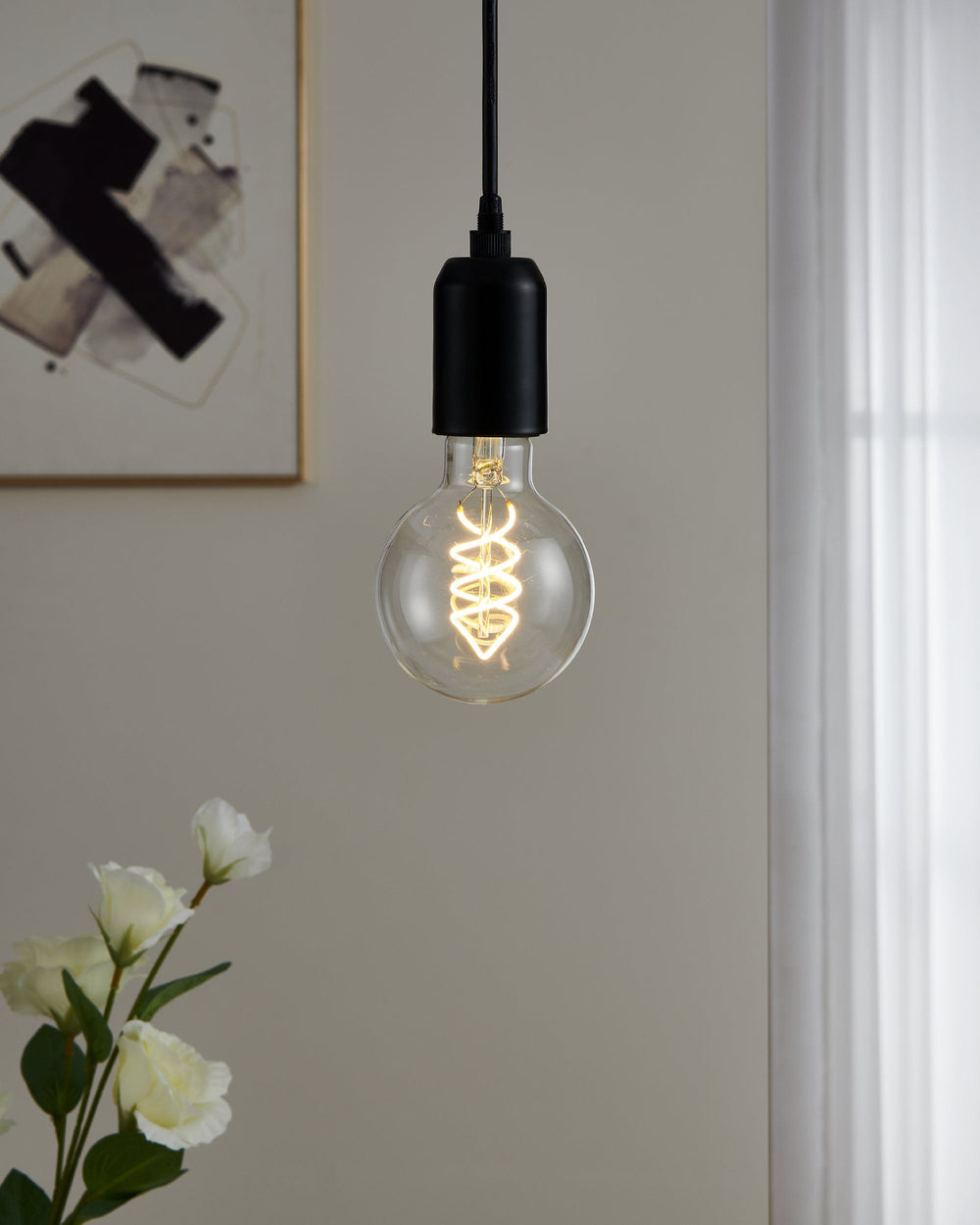 Bulb lightbulb E27 G80 clear GLOBES