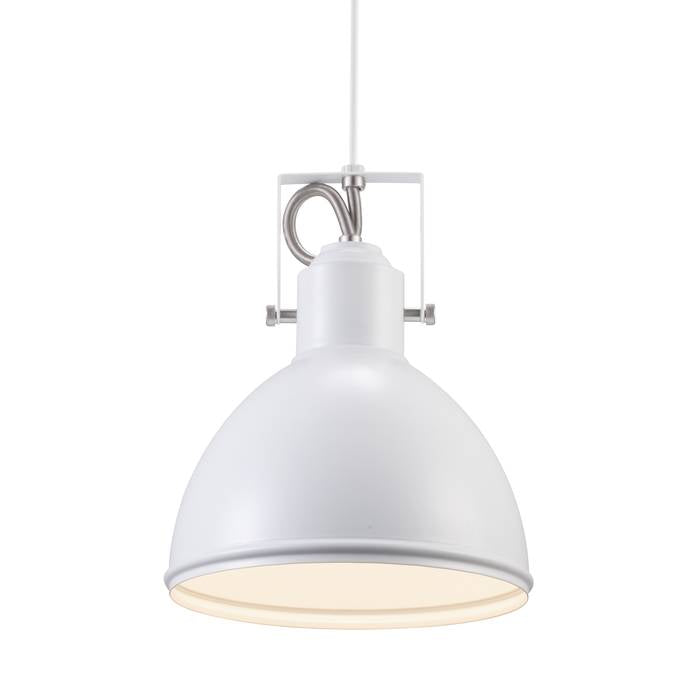 Aslak pendant Black/White White Pendant