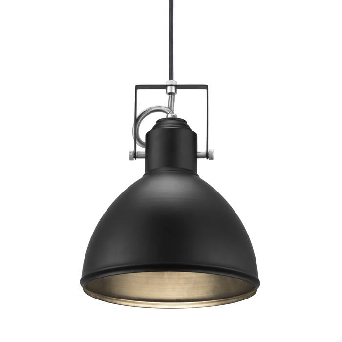 Aslak pendant Black/White Black Pendant