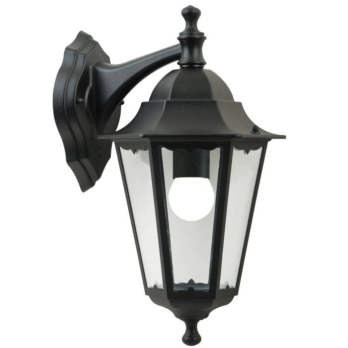 Cardiff Down Wall Light Black WALL LIGHT