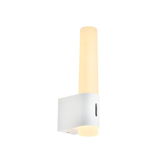 Helva Night Wall Light Chrome/White White VANITY LIGHT