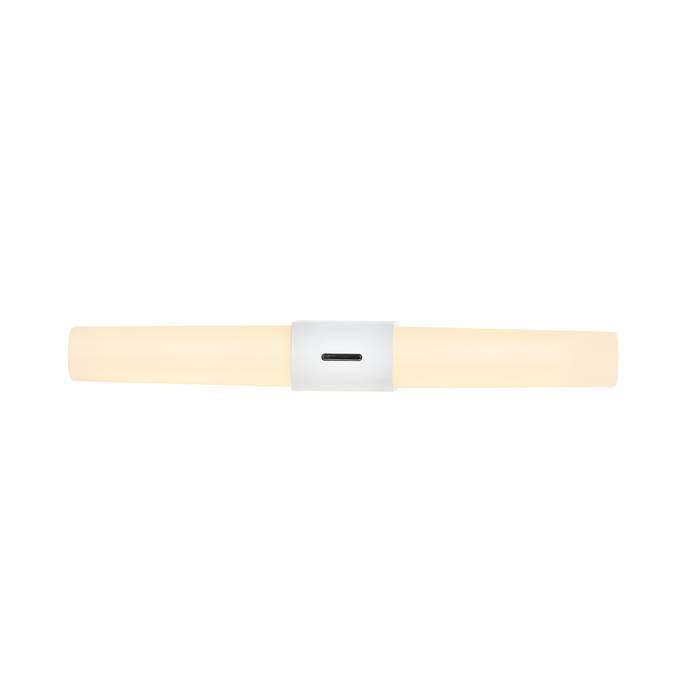 Helva Double Basic Wall Light Black White VANITY LIGHT