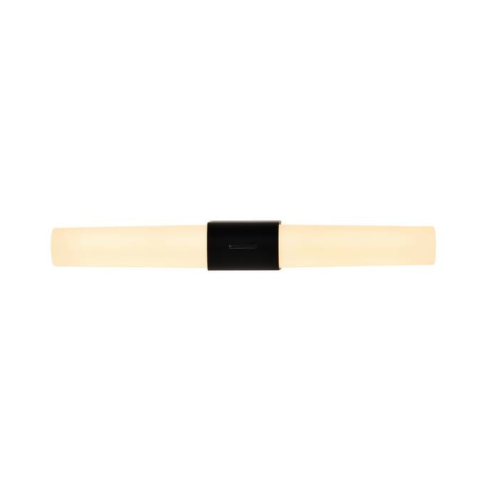 Helva Double Basic Wall Light Black Black VANITY LIGHT