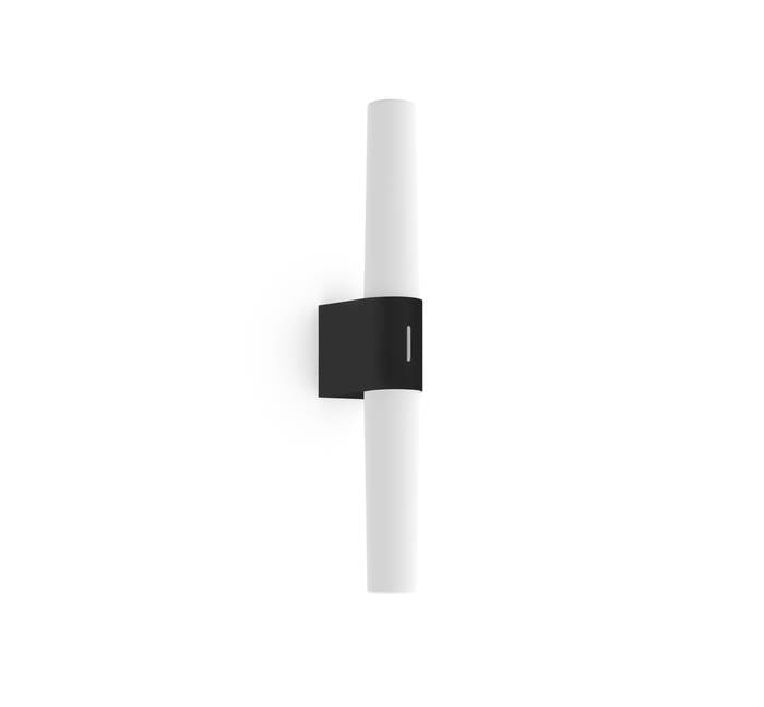 Helva Double Basic Wall Light Black VANITY LIGHT