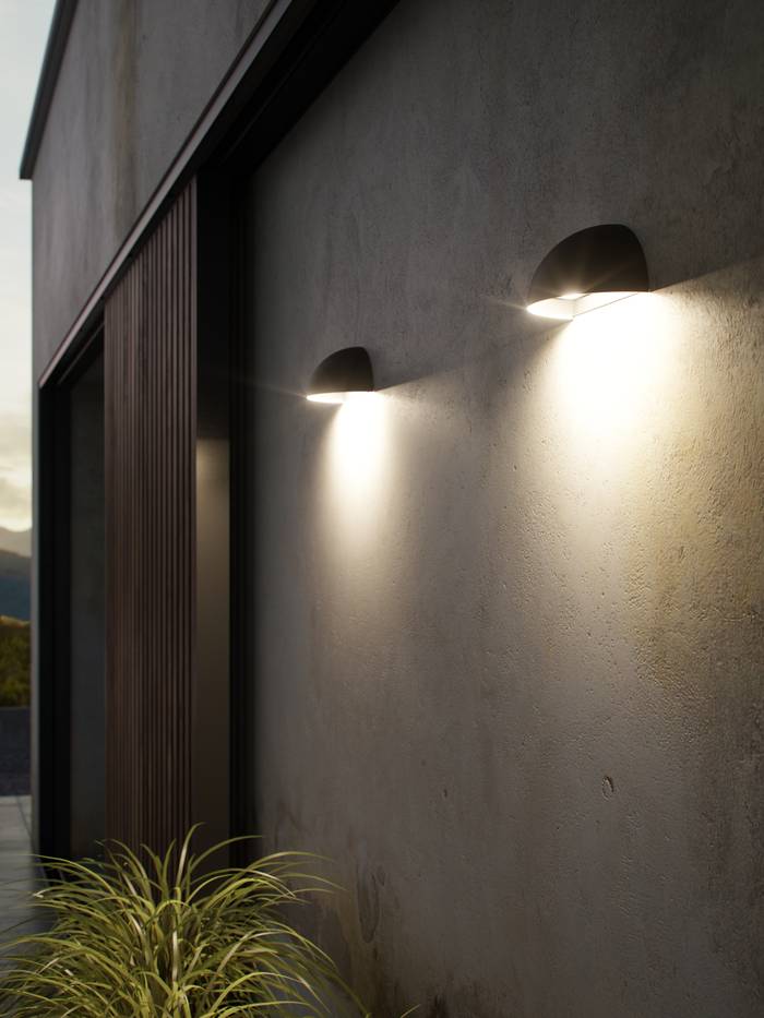 Arcus Smart Wall Light Black/Grey