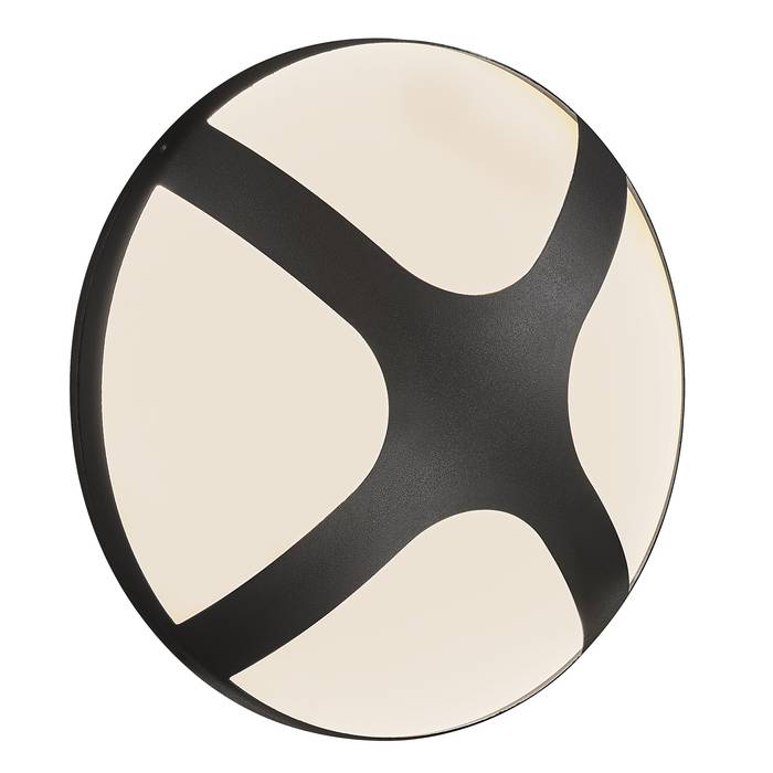 Cross | Wall Light | Black/Gold Black BUNKER