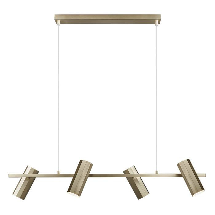 Alanis 4 Pendant Brass/Black Brass Pendant