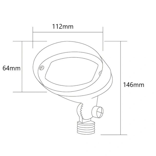 Aluminum Area Flood PFL1900 Path lights