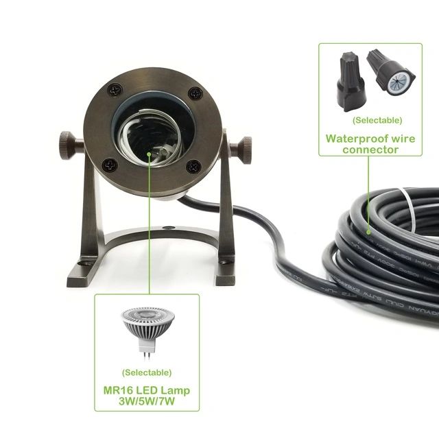 Brass Underwater Light PUL2100WB Pond light