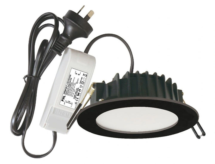 PHL902 Channel Tri-color BLACK Downlight