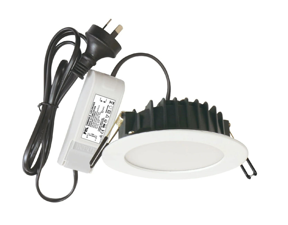 PHL902 Channel Tri-color WHITE Downlight