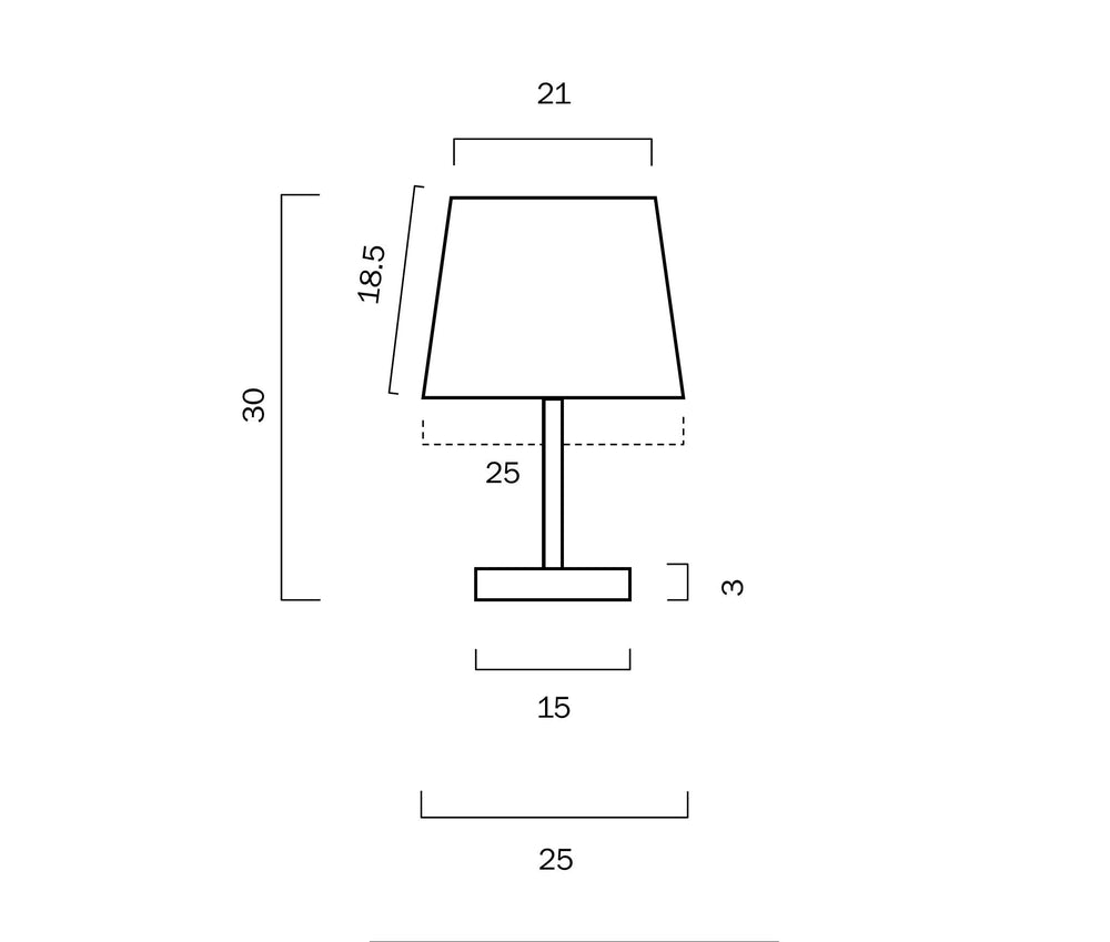 TELBIX ADAM TABLE LAMP TABLE LAMP