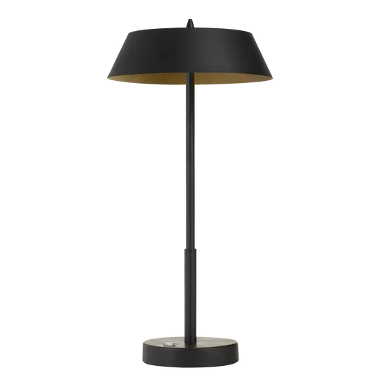TELBIX ALLURE 7W LED TABLE LAMP BLACK GOLD TABLE LAMP