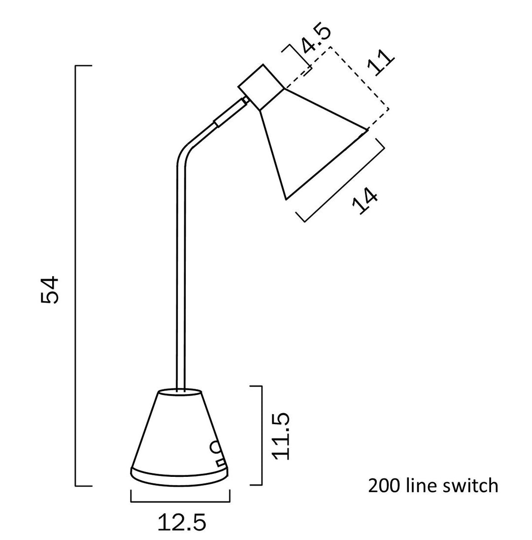 TELBIX AMBIA TABLE LAMP WITH USB TABLE LAMP
