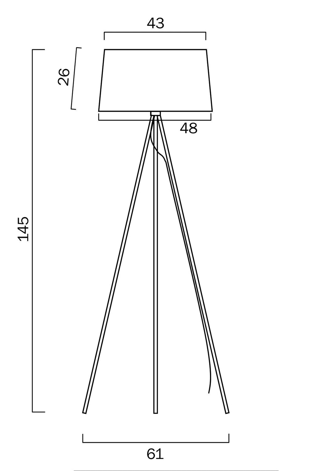 TELBIX ANNA FLOOR LAMP Floor Lamp