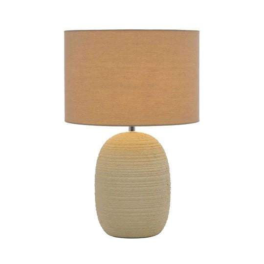 TELBIX ARBRO CERAMIC TABLE LAMP SAND TABLE LAMP
