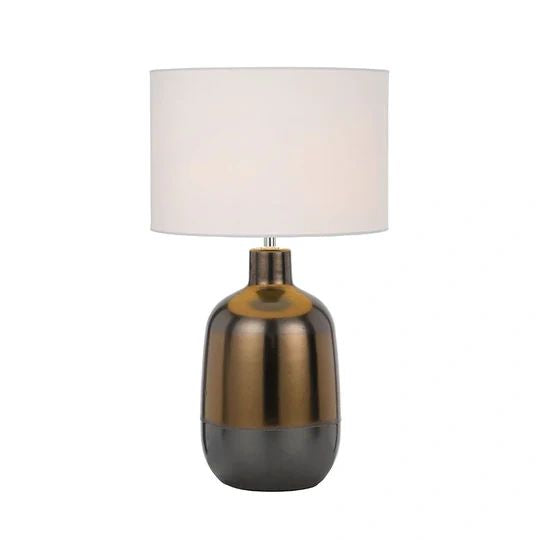 TELBIX ARTHUR CERAMIC TABLE LAMP BRONZE TABLE LAMP