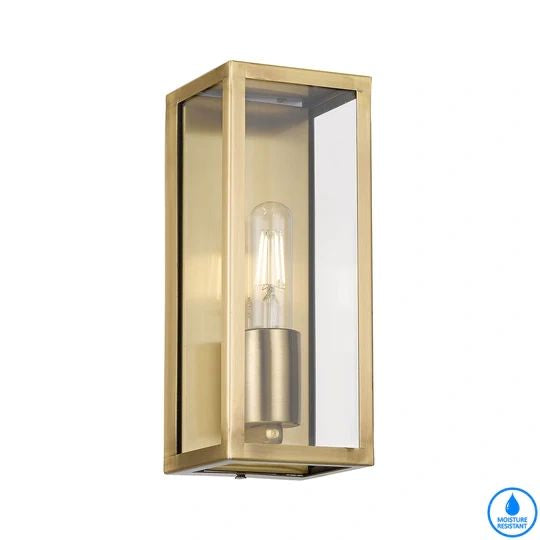 TELBIX ARZANO 25 SOLID BRASS WALL LIGHT ANTIQUE BRASS WALL LIGHT