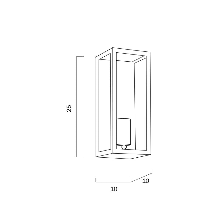TELBIX ARZANO 25 SOLID BRASS WALL LIGHT WALL LIGHT
