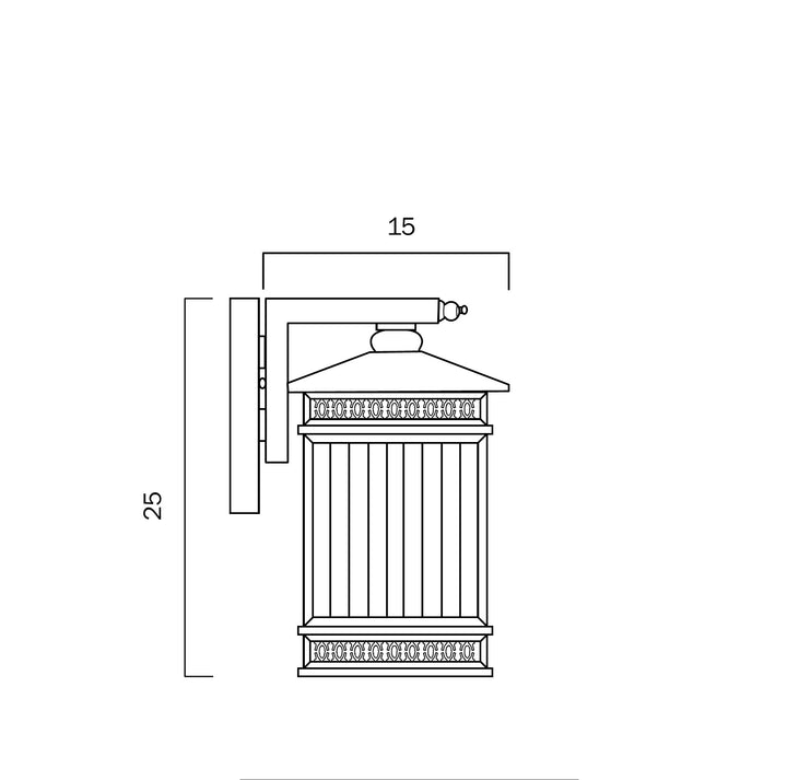 AVERA 15 EXTERIOR WALL LIGHT WALL LIGHT