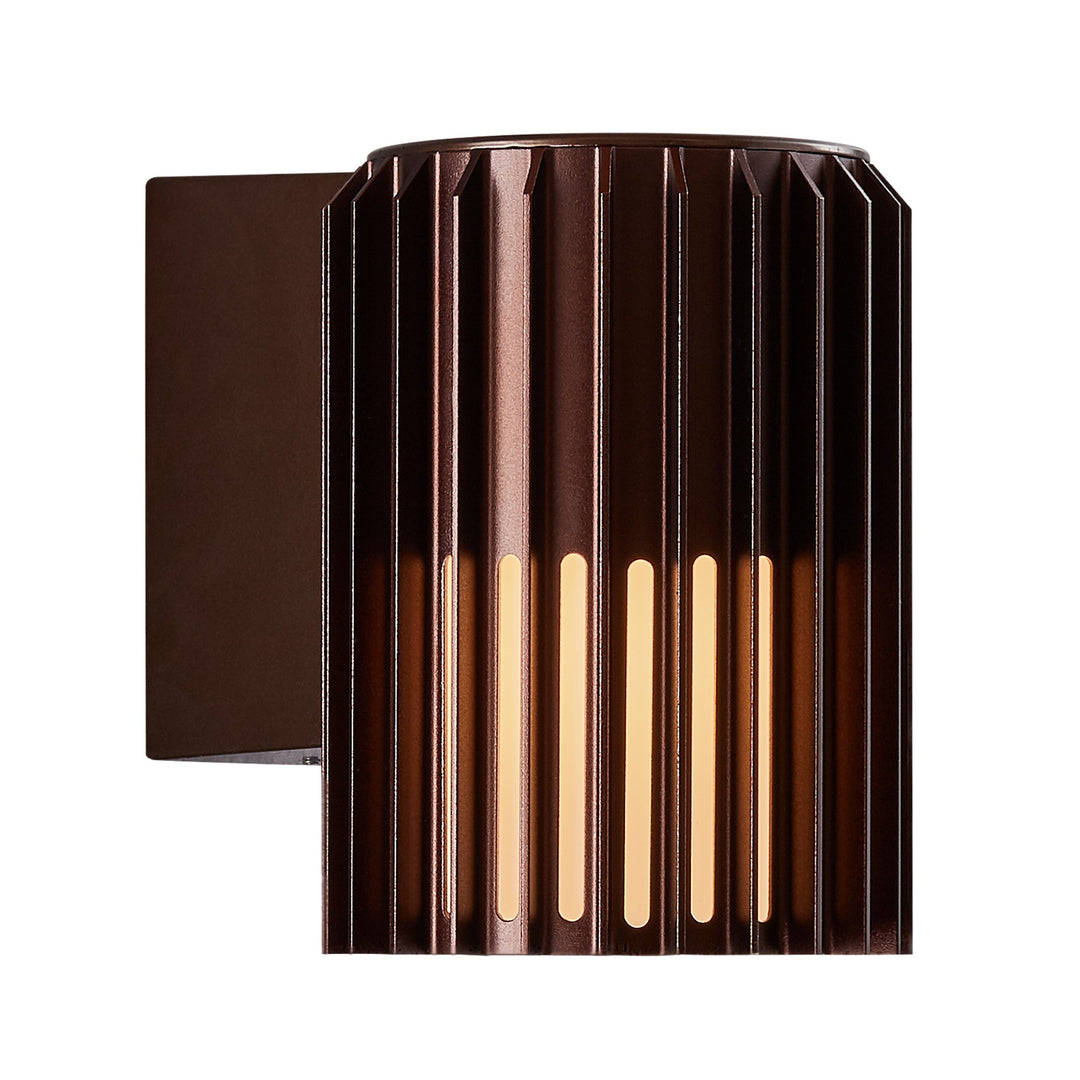 Aludra Wall light -Fix down Brown Metallic WALL LIGHT