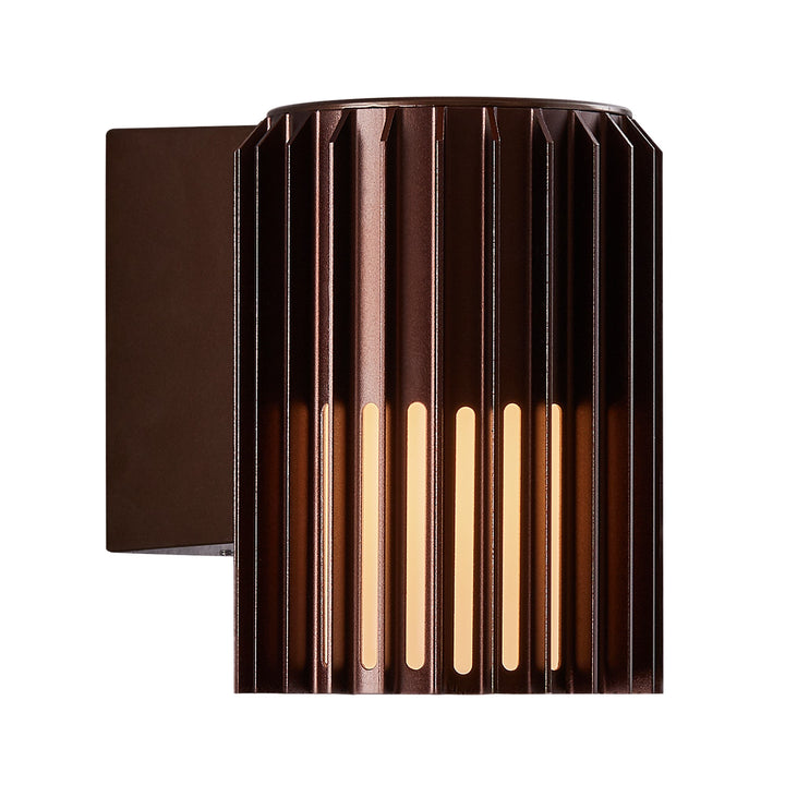 Aludra Wall light -Fix down Brown Metallic WALL LIGHT