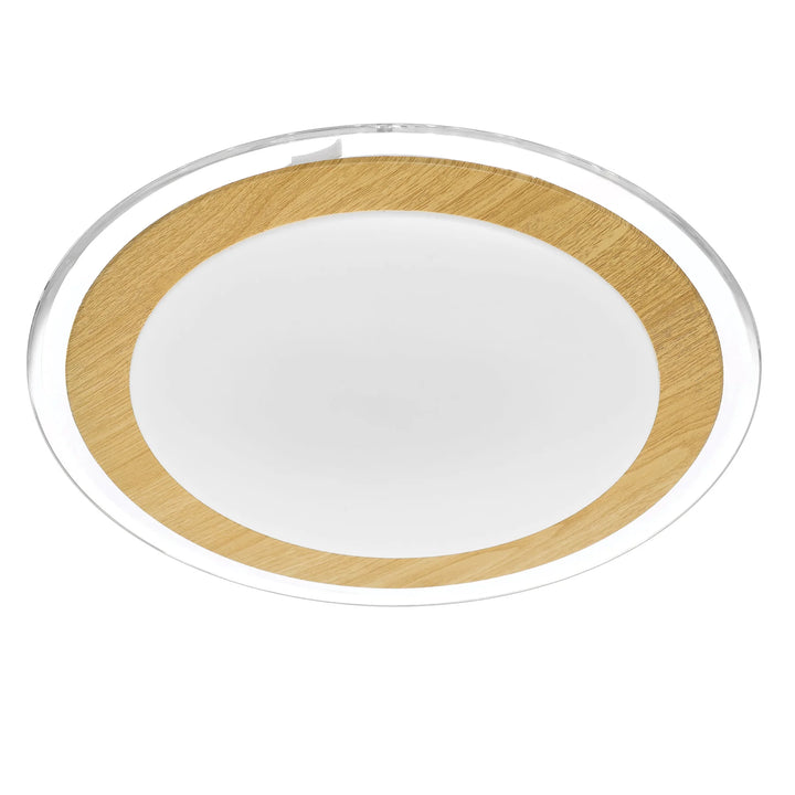 ASTRID 43 30w LED OYSTER Dim Oak