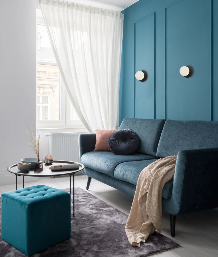 BALLE: Interior Round Opal Diffuser with Round Base Wall Lights VANITY LIGHT