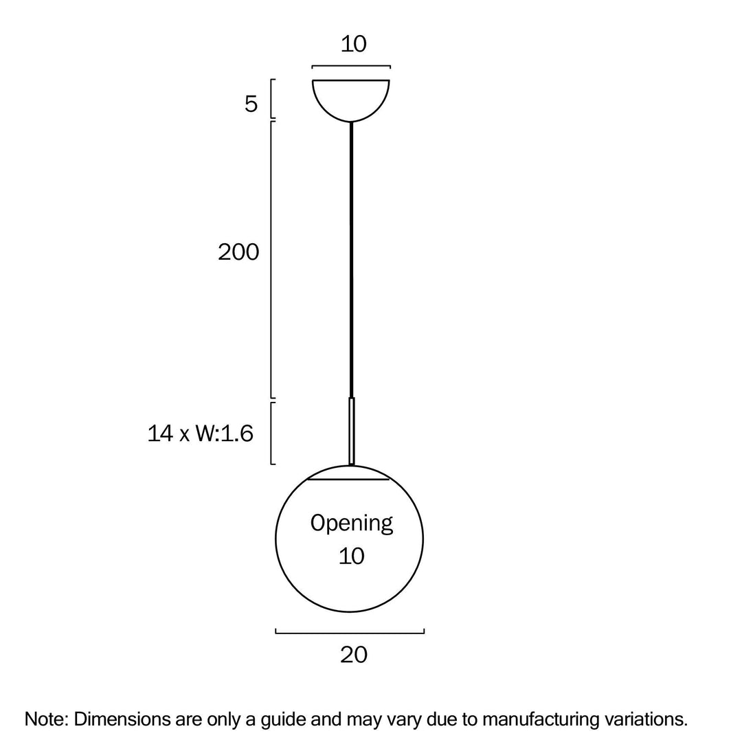 TELBIX BALLY 8 PENDANT Pendant