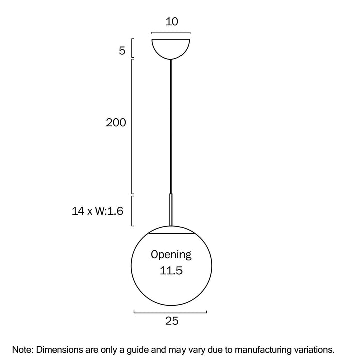 TELBIX BALLY 10 PENDANT Pendant