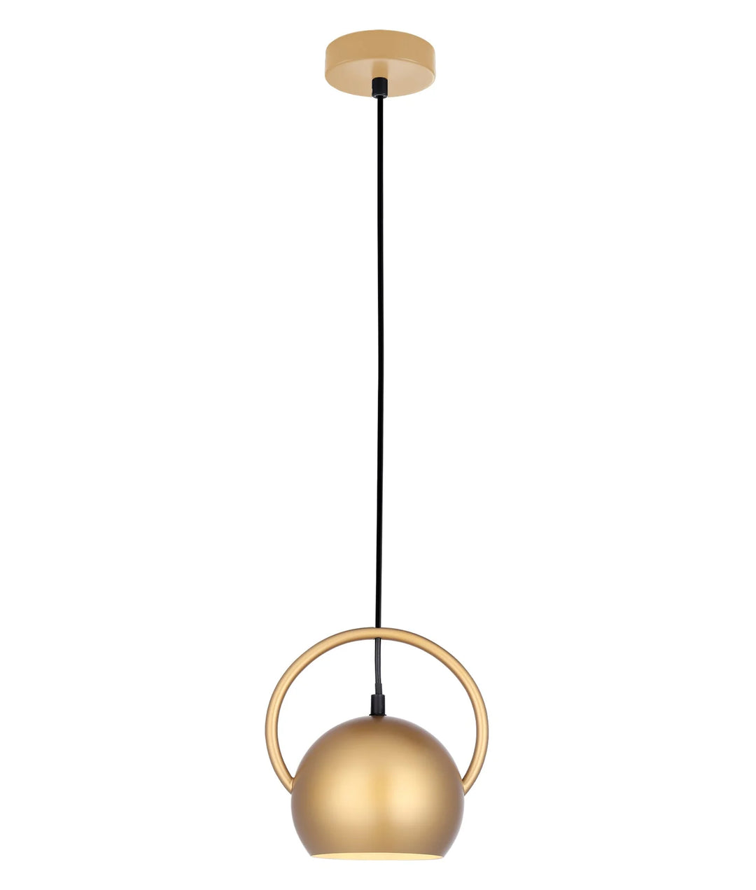 BELLA: Interior Small Dome Shape Pendant Lights Matte Gold Pendant