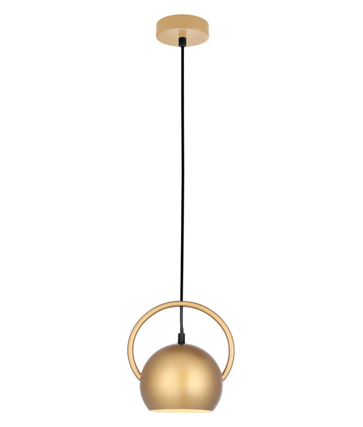 BELLA: Interior Small Dome Shape Pendant Lights Matte Gold Pendant