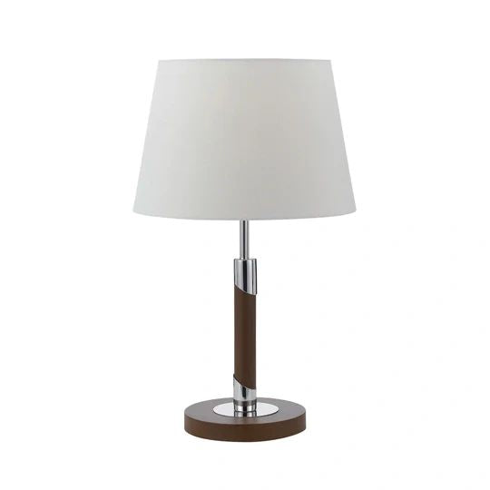 TELBIX BELMORE TABLE LAMP WALNUT DARK TABLE LAMP